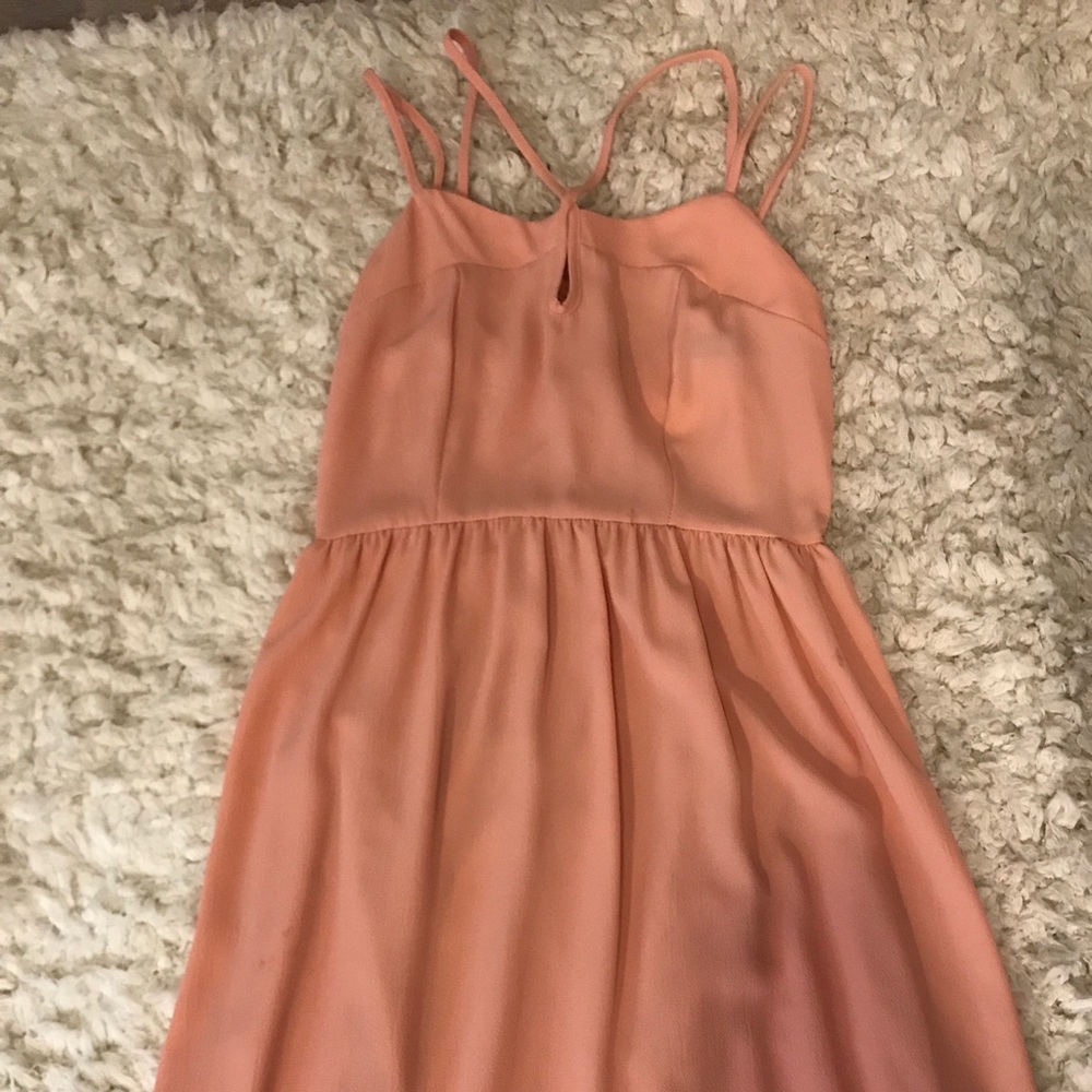 Audrey light pink maxi